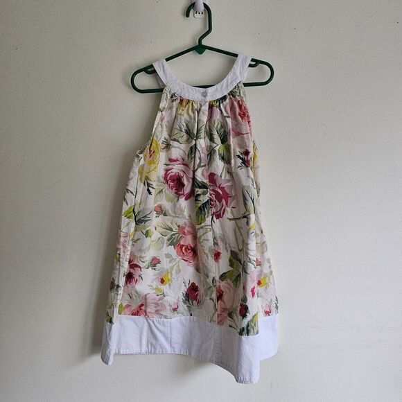 Max & Dora Made In Usa Kids Flaoral Dress Size 10 Cotton - Picture 2 of 9